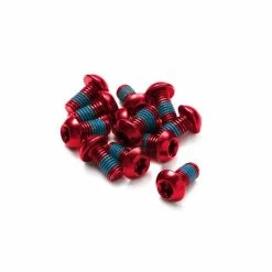 Reverse, Schrauben Für Bremsscheibe 6-loch, 12x Schraube M5x10, T25, ROT