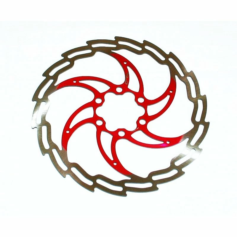 XLC, Bremsscheibe Superlight, 98g, 6-loch, 160mm, ROT